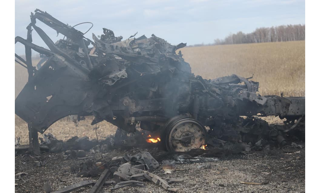 Генштаб показав як Тероборона на Чернігівщині громить техніку росіян