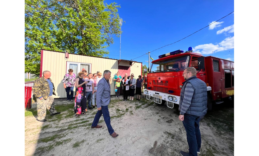 Ще одна громада отримала пожежне авто безкоштовно