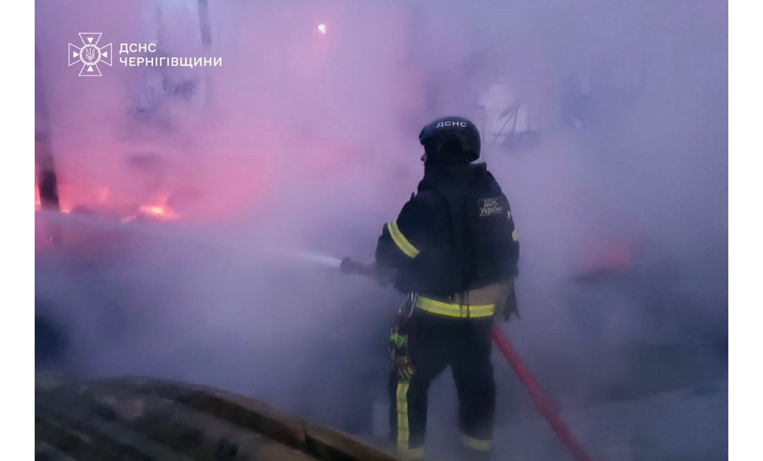 Росіяни ударили"геранями" по фермерському господарству в Чернігівському районі