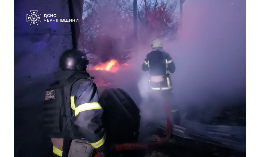 Росіяни ударили"геранями" по фермерському господарству в Чернігівському районі