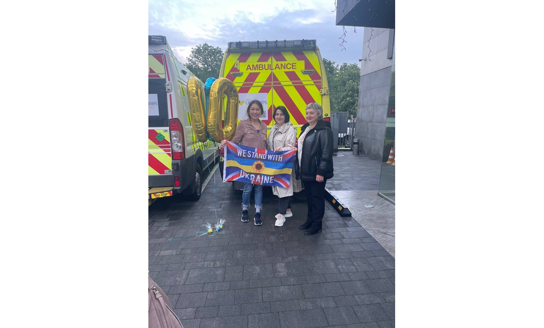 Британський санітарний автомобіль чекають у куликівській лікарні