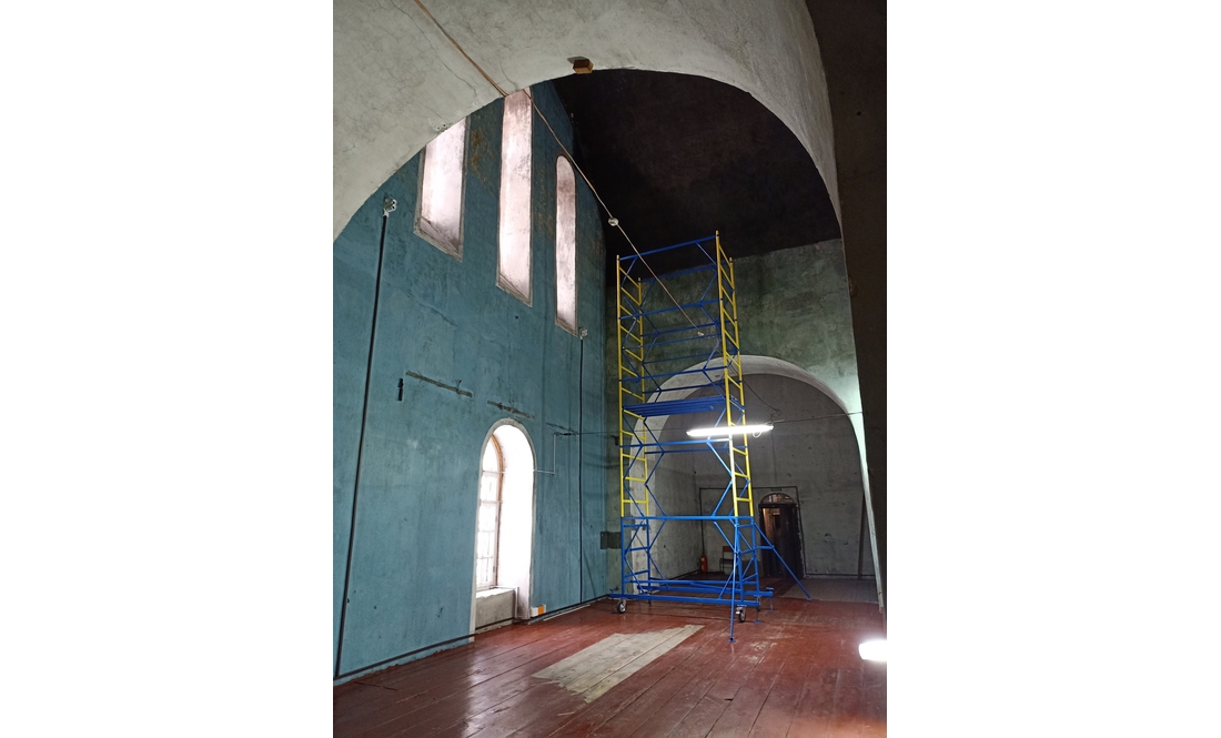 У Чернігові прибрали на хорах Спаського собору