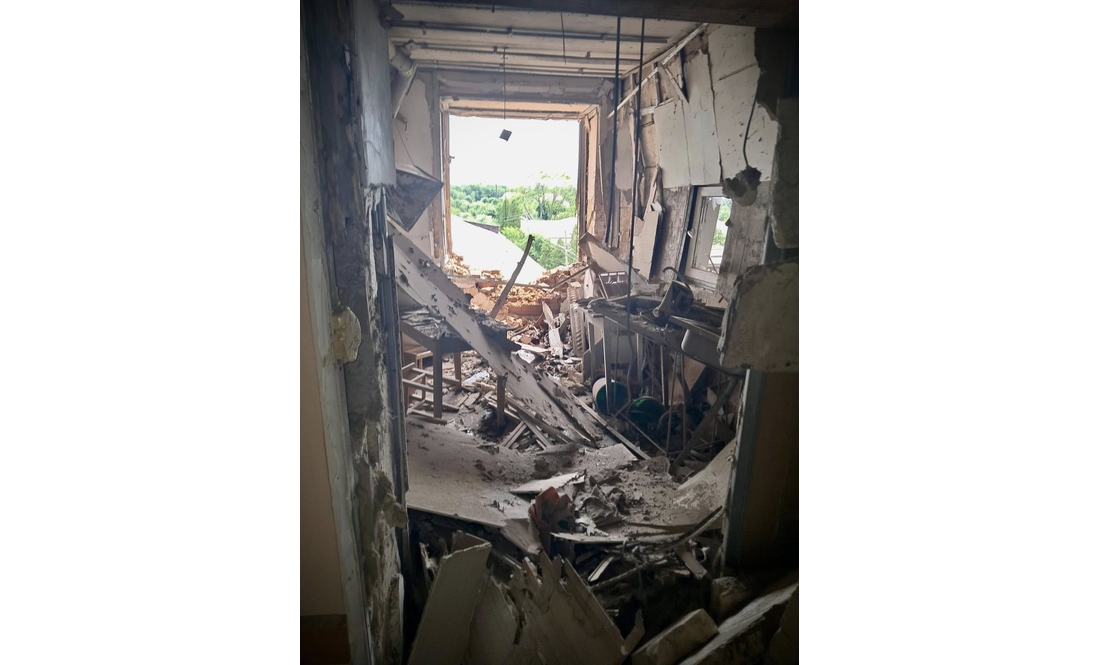 Росіяни вп'яте обстріляли лікарню в прикордонній громаді