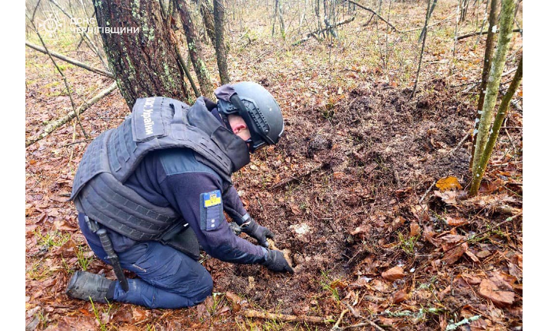 На півночі Чернігівщини сапери знищили арсенал часів Другої світової