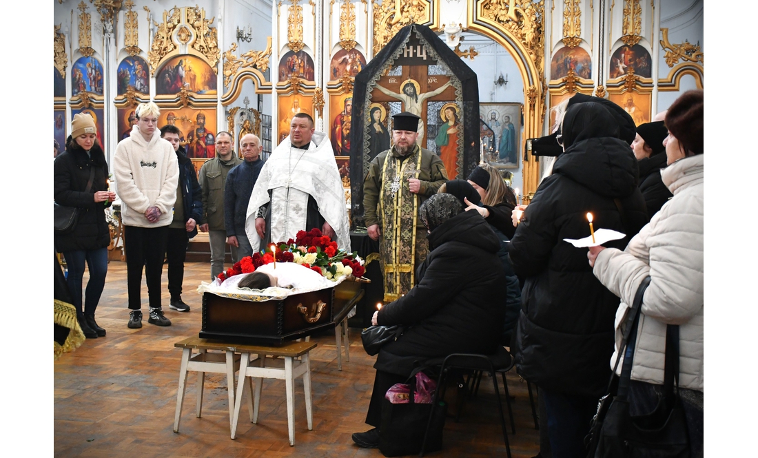 Містяни попрощалися з оборонцем Бахмута та Кліщіївки