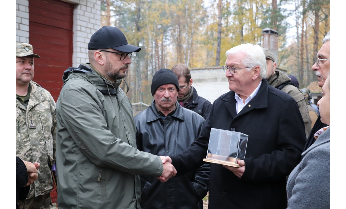 Президент Німеччини Франк-Вальтер Штайнмаєр на Чернігівщині