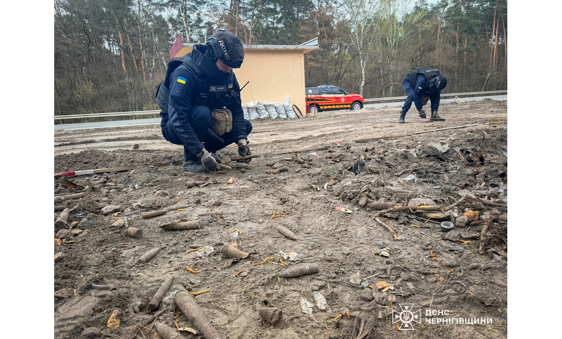 На Чернігівщині сапери знищили понад 200 артснарядів за два дні