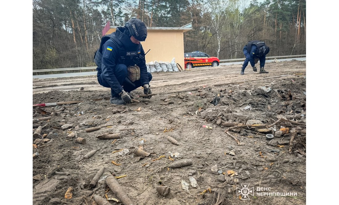 На Чернігівщині сапери знищили понад 200 артснарядів за два дні