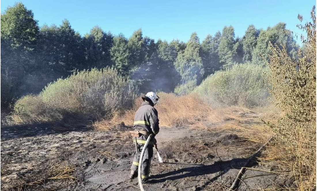 На Чернігівщині горять 76 гектарів торфяників