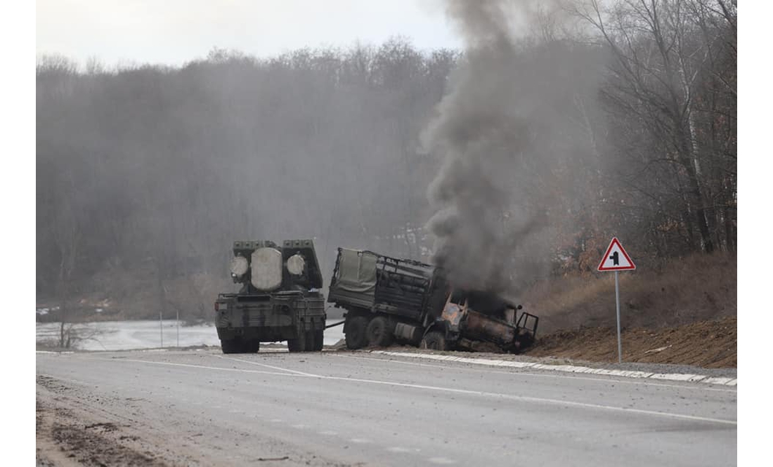 Генштаб показав як Тероборона на Чернігівщині громить техніку росіян