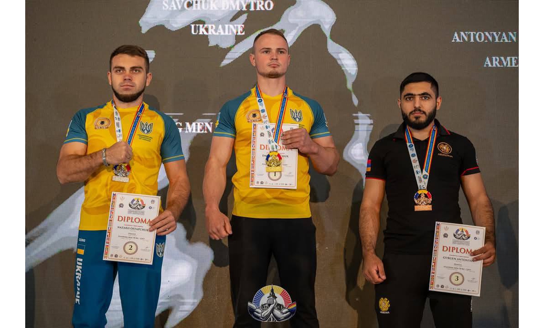 Рукоборець з Ніжинщини привіз додому дві медалі з Європи
