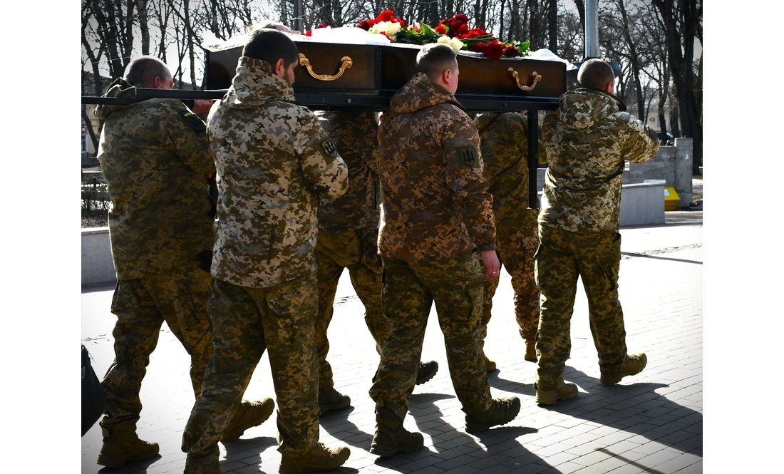 Містяни попрощалися з оборонцем Бахмута та Кліщіївки