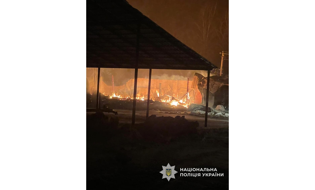 Росіяни ударили"геранями" по фермерському господарству в Чернігівському районі