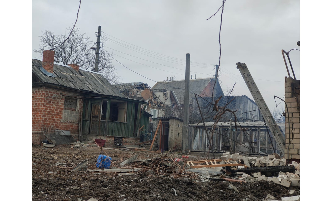 Фото знищеного росіянами села біля Чернігова