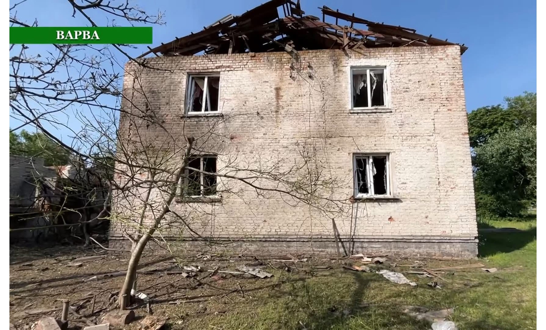 У громаді показали, якої шкоди наробив російський безпілотник вночі