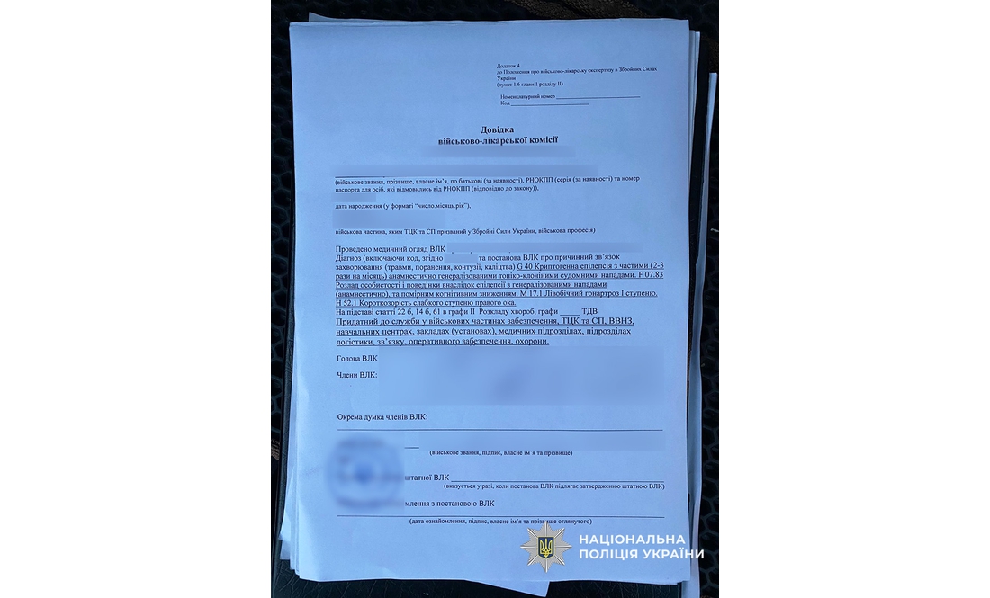Чернігівських медиків затримали за організацію схеми ухилення від військової служби