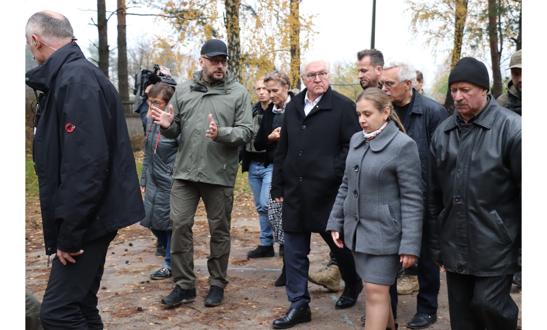 Президент Німеччини Франк-Вальтер Штайнмаєр на Чернігівщині