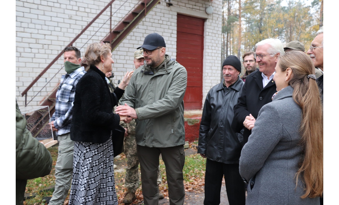 Президент Німеччини Франк-Вальтер Штайнмаєр на Чернігівщині