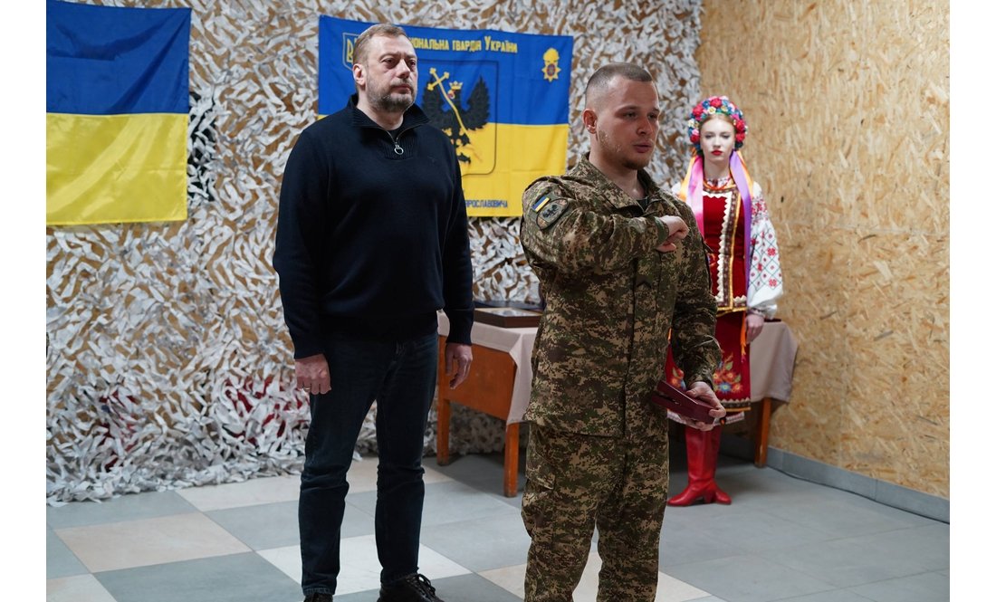 У Чернігові нацгвардійцям вручили нагороди