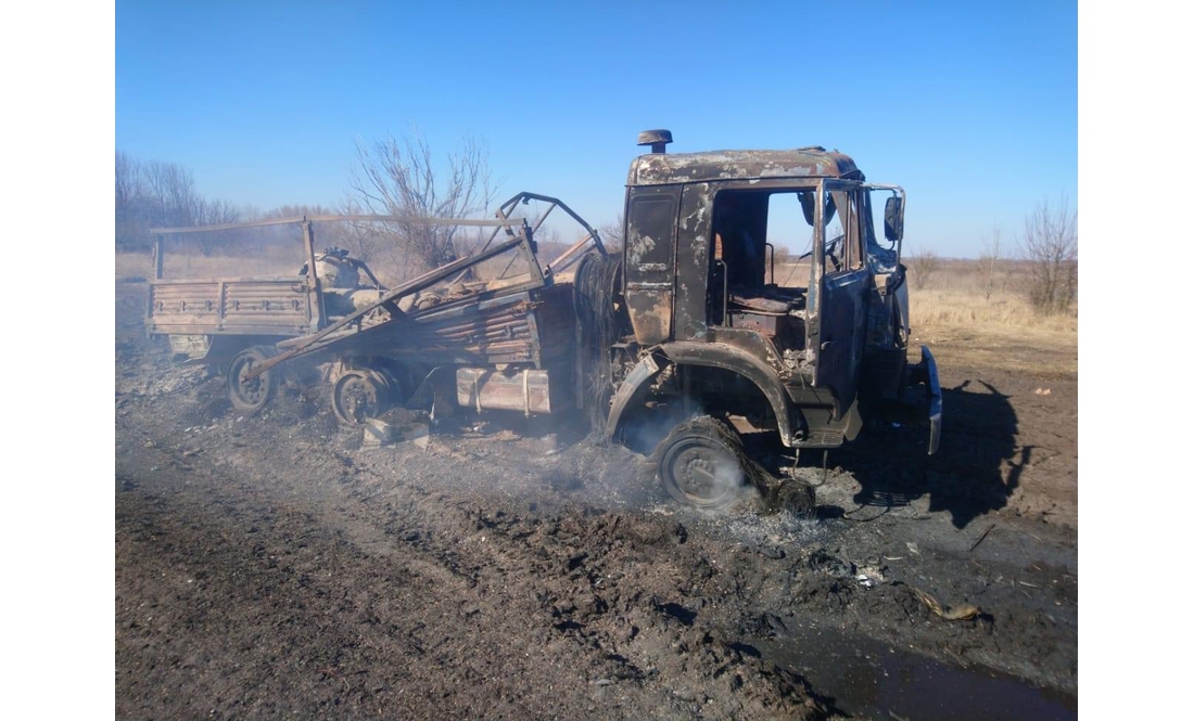 ОК «Північ» показало чергову порцію знищеної російської техніки на Чернігівщині