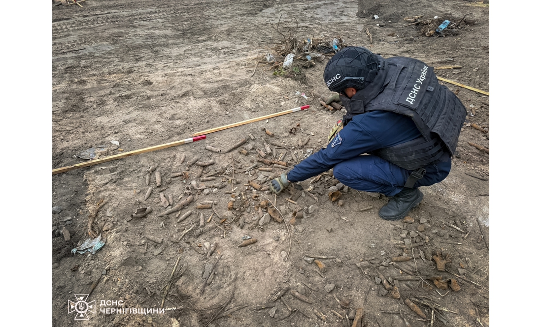 На Чернігівщині сапери знищили понад 200 артснарядів за два дні