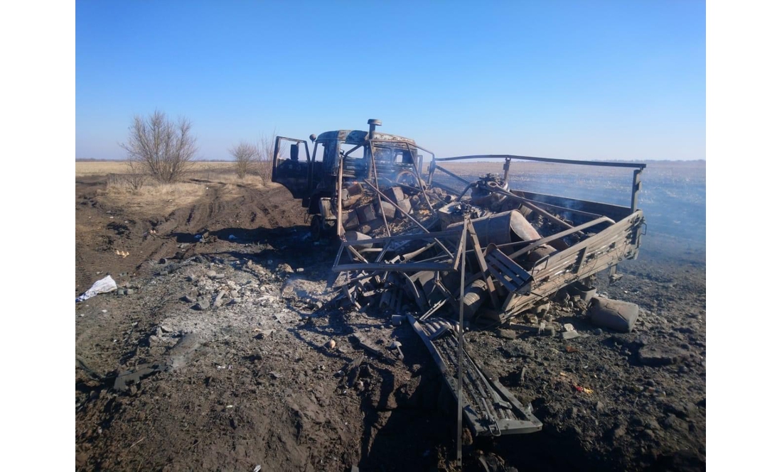 ОК «Північ» показало чергову порцію знищеної російської техніки на Чернігівщині