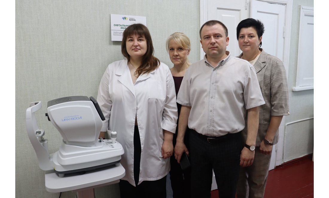 Одна з найбільших агрокомпаній України допомогла відкрити на Чернігівщині офтальмологічний кабінет
