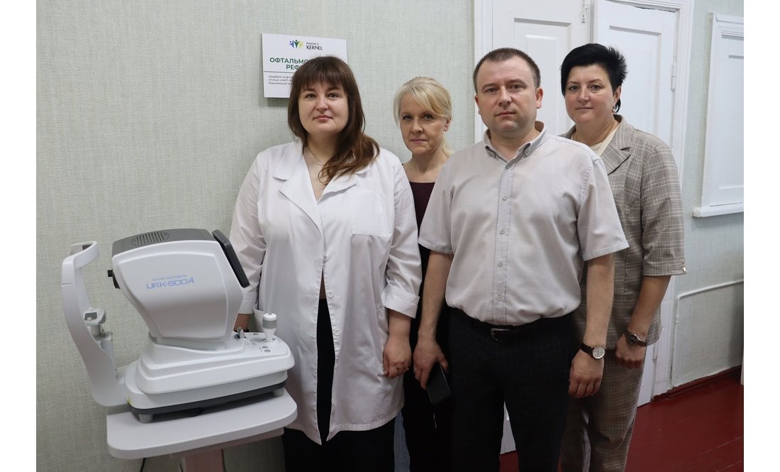 Одна з найбільших агрокомпаній України допомогла відкрити на Чернігівщині офтальмологічний кабінет