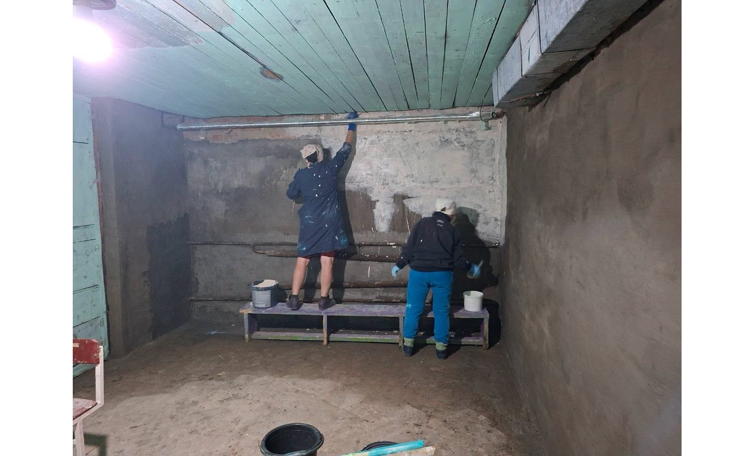 У сільській школі ремонтують укриття: без бюджетних грошей