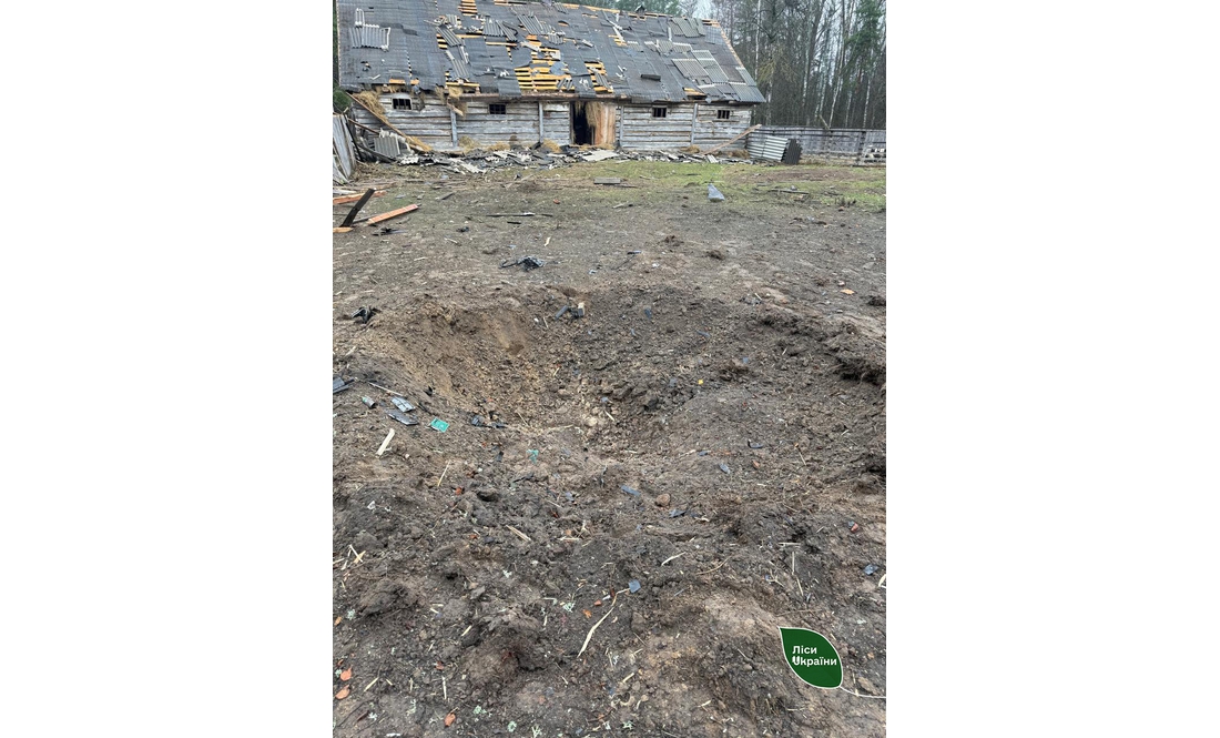 Росіяни атакували мисливський будиночок на Чернігівщині