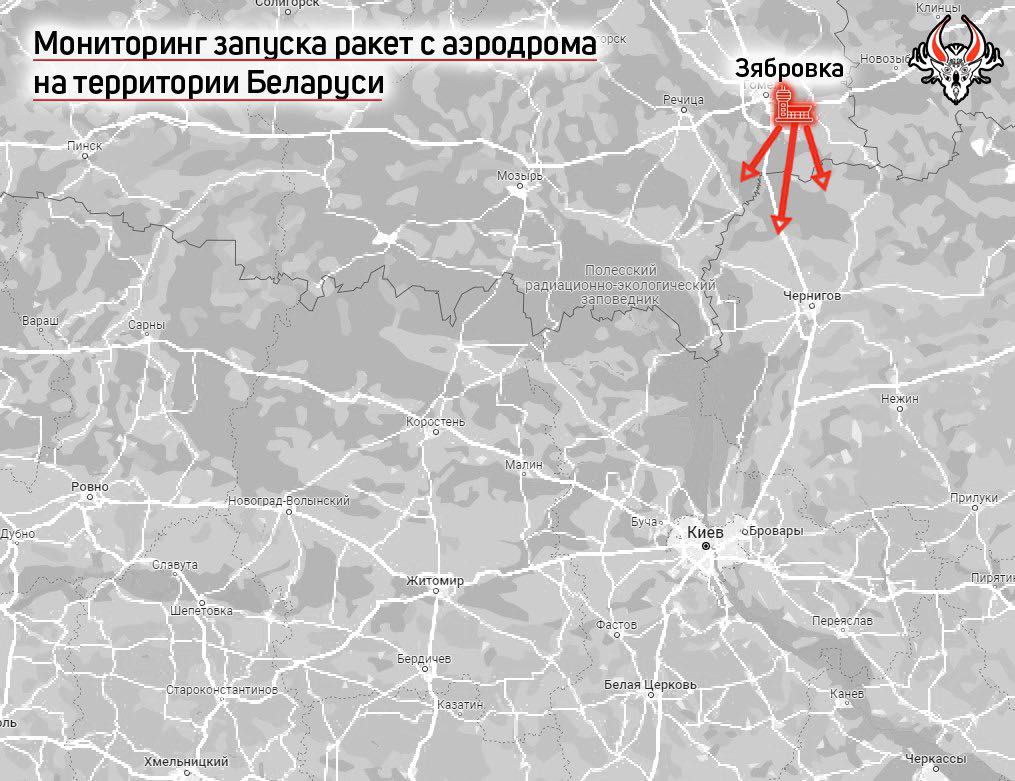 Атака з білорусі: 25 запусків ракет вранці та 6 винищувачів удень