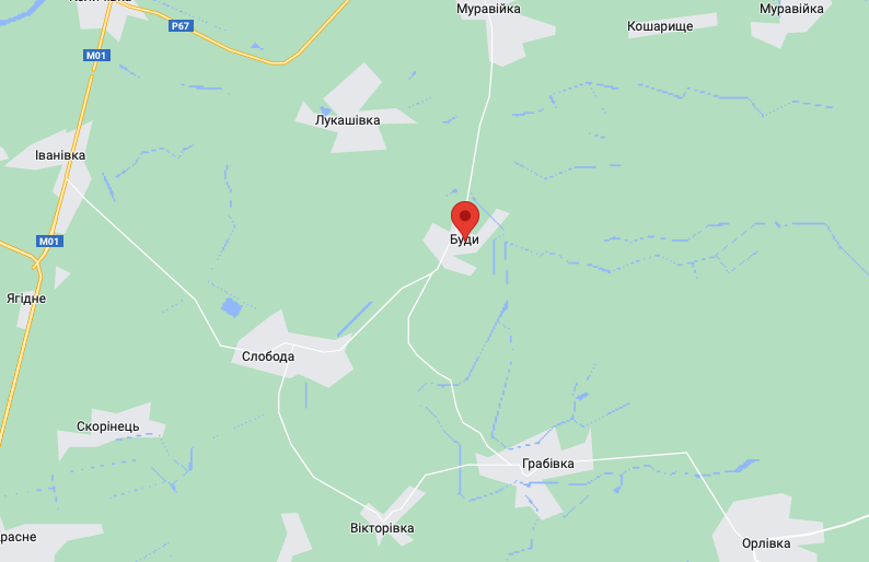 У селі під Черніговом уламок протитанкової міни влучив у маршрутку