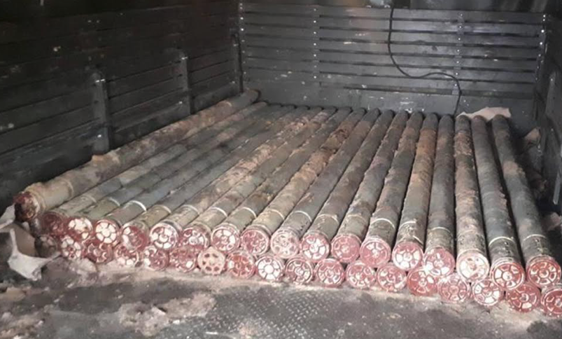 «Рейд» у прикордонні Чернігівщини: патрони, снаряди та гранатомети у російських схронах