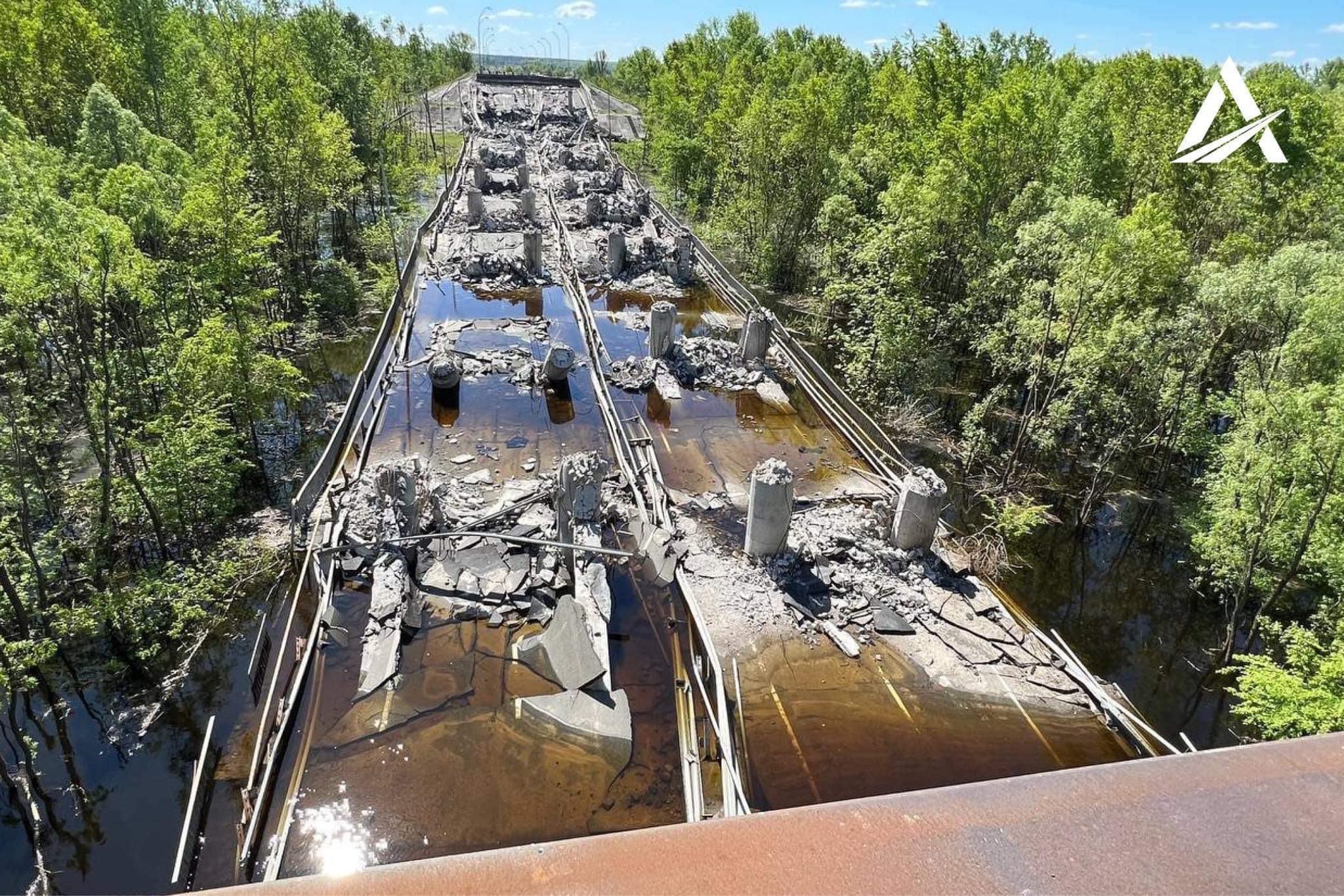 Найбільша кількість зруйнованих мостів - на Чернігівщині