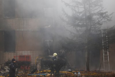Біля дитячого садка у Броварах впав гелікоптер. Що відомо