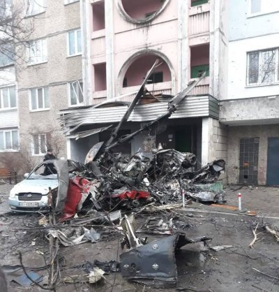Біля дитячого садка у Броварах впав гелікоптер. Що відомо