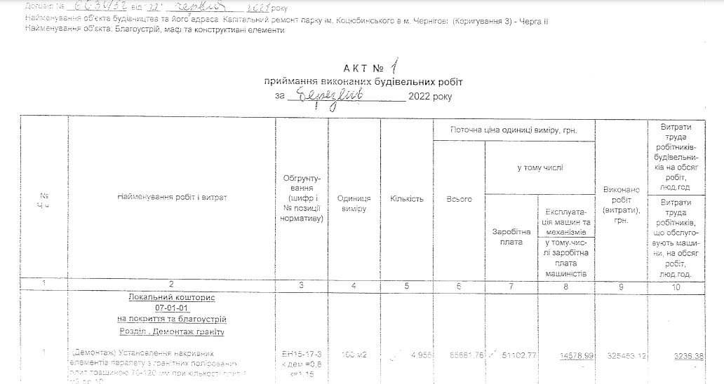 У Чернігові УЖКГ у розпал облоги підписали акти виконаних робіт на 65 млн грн компанії, пов’язаній з оточенням міського голови
