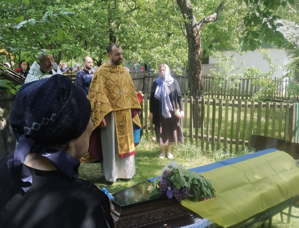 У Крутівській громаді прощались із загиблим бійцем ЗСУ