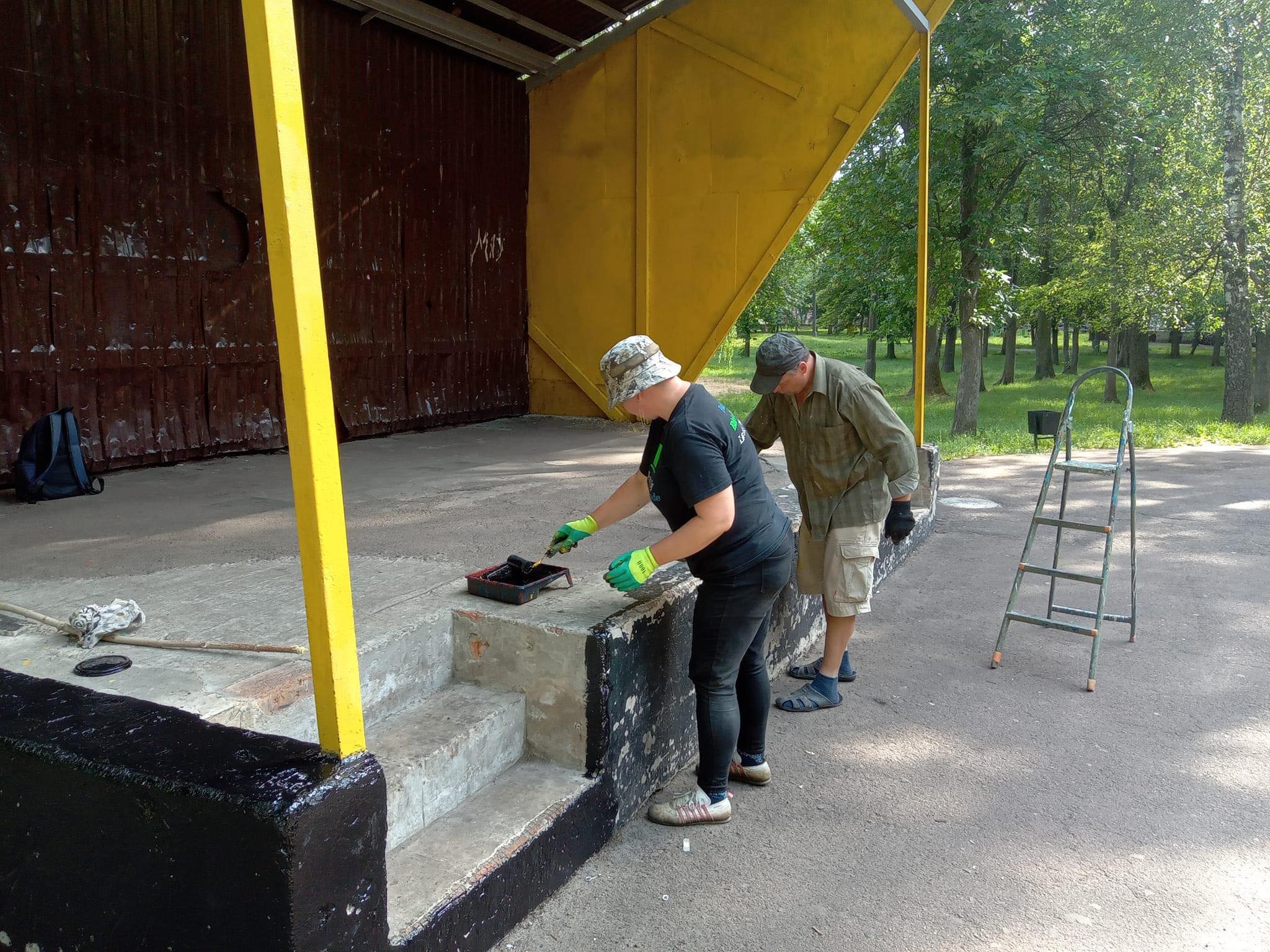 У Ніжині міський скейт-парк перетворили на місце для «наскельного живопису»