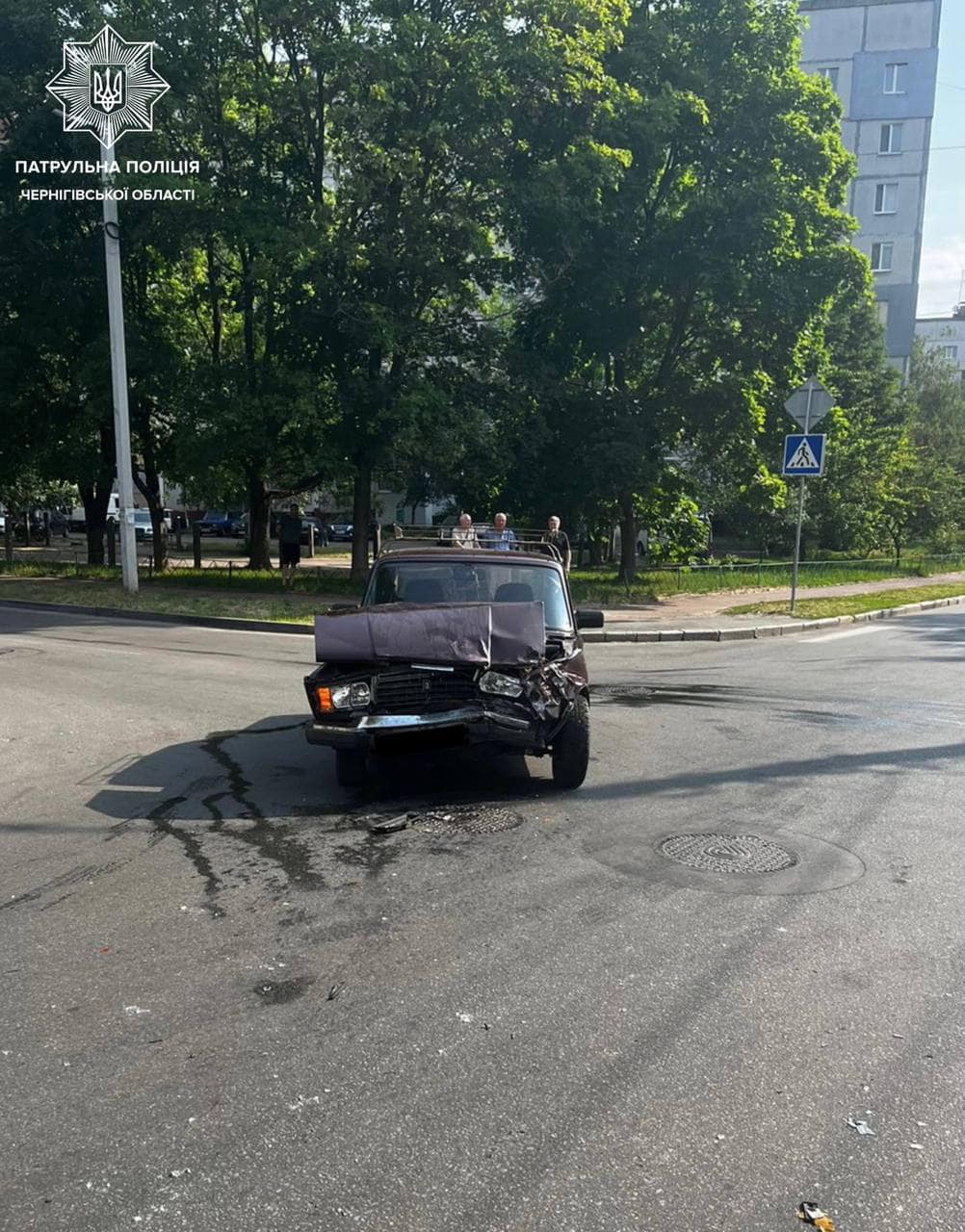 ДТП у Чернігові: ВАЗ протаранив Volkswagen