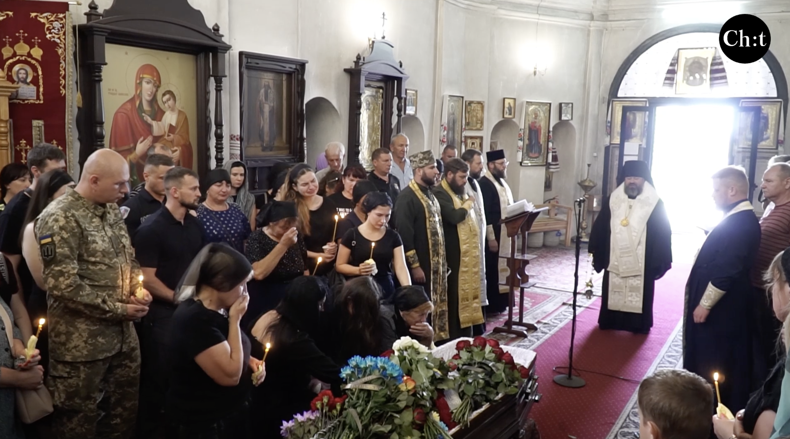 У Чернігові поховали Олексія Дяговця: 6 років служив в поліції, а потім долучився до лав ЗСУ