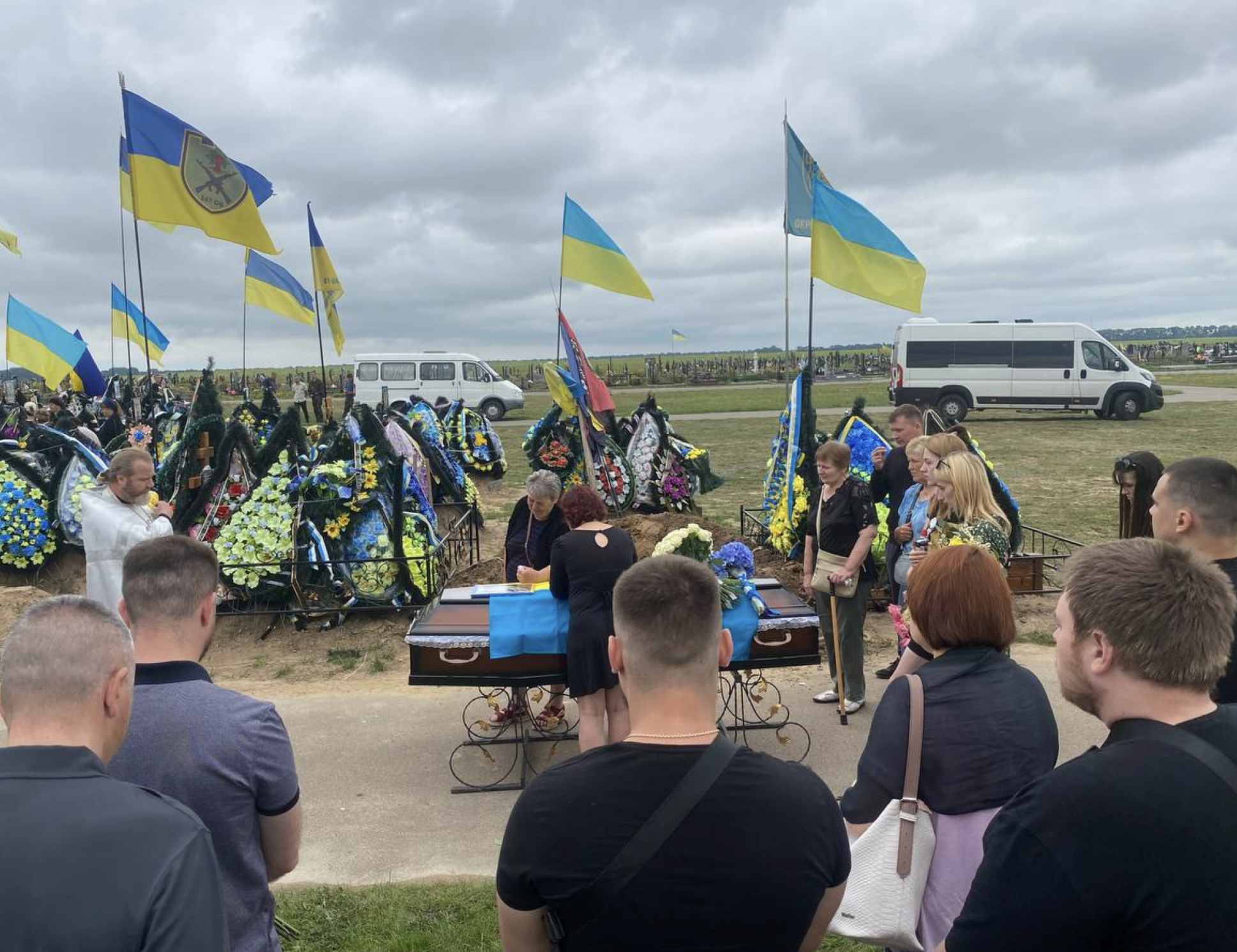 Перепоховали офіцера 1-ї танкової бригади, який загинув під час облоги Чернігова