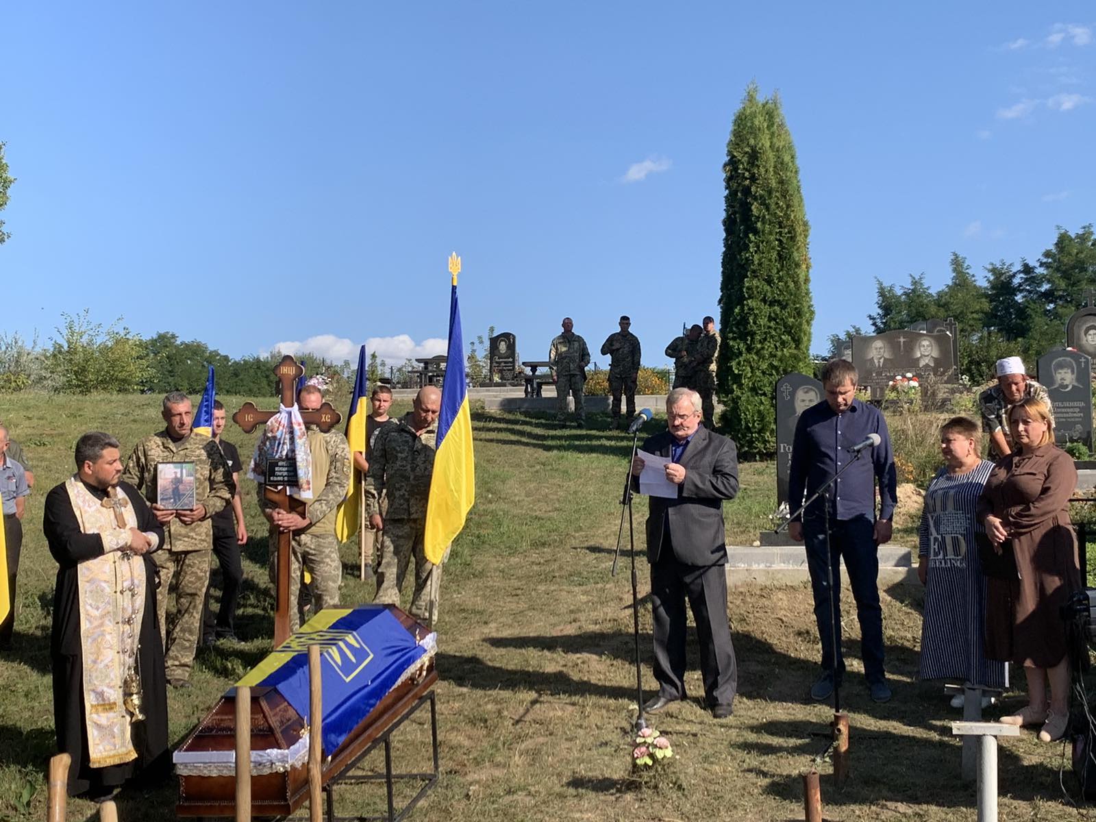 Служив на посаді стрільця-санітара. На Чернігівщині поховали загиблого бійця ЗСУ