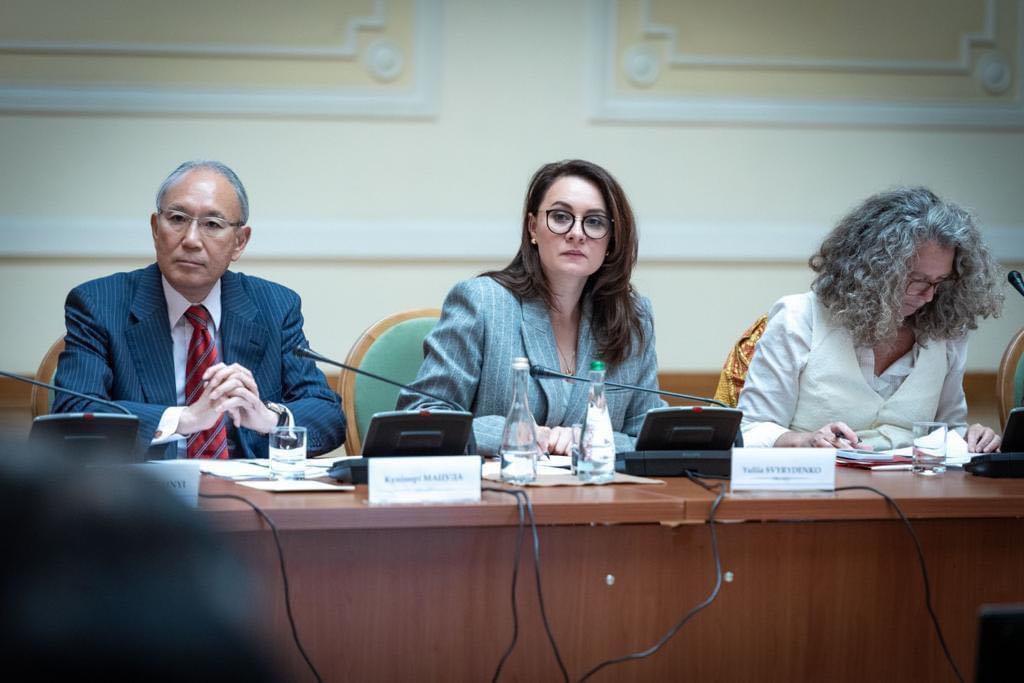 Юлія Свириденко на засідання робочої групи з розмінування