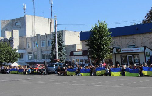 Прощання із Вадимом Сергійко у Сновську