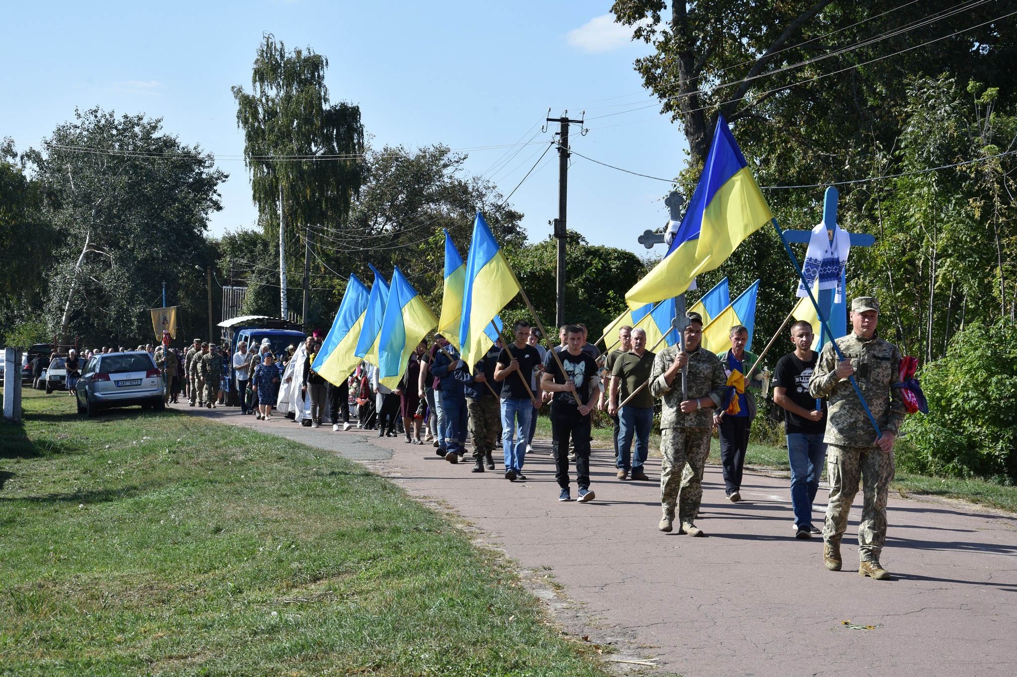 Прощання із Дмитром Труханом у Носівській громаді