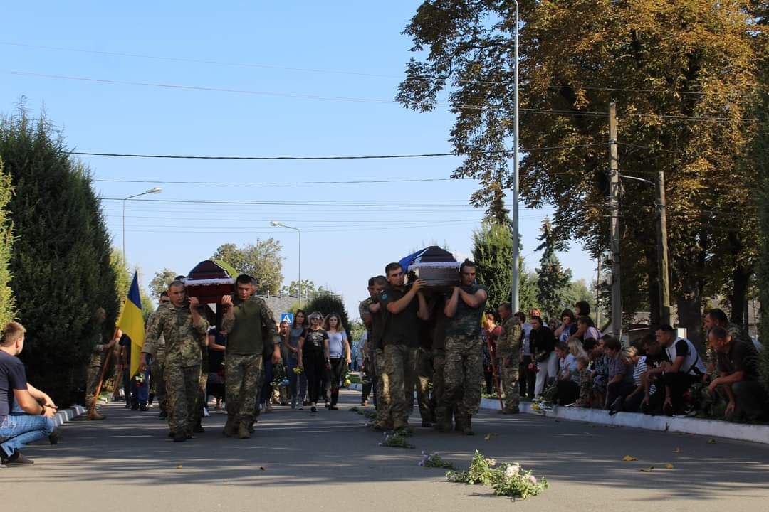 Прощання із солдатом Олександром Гордієнко