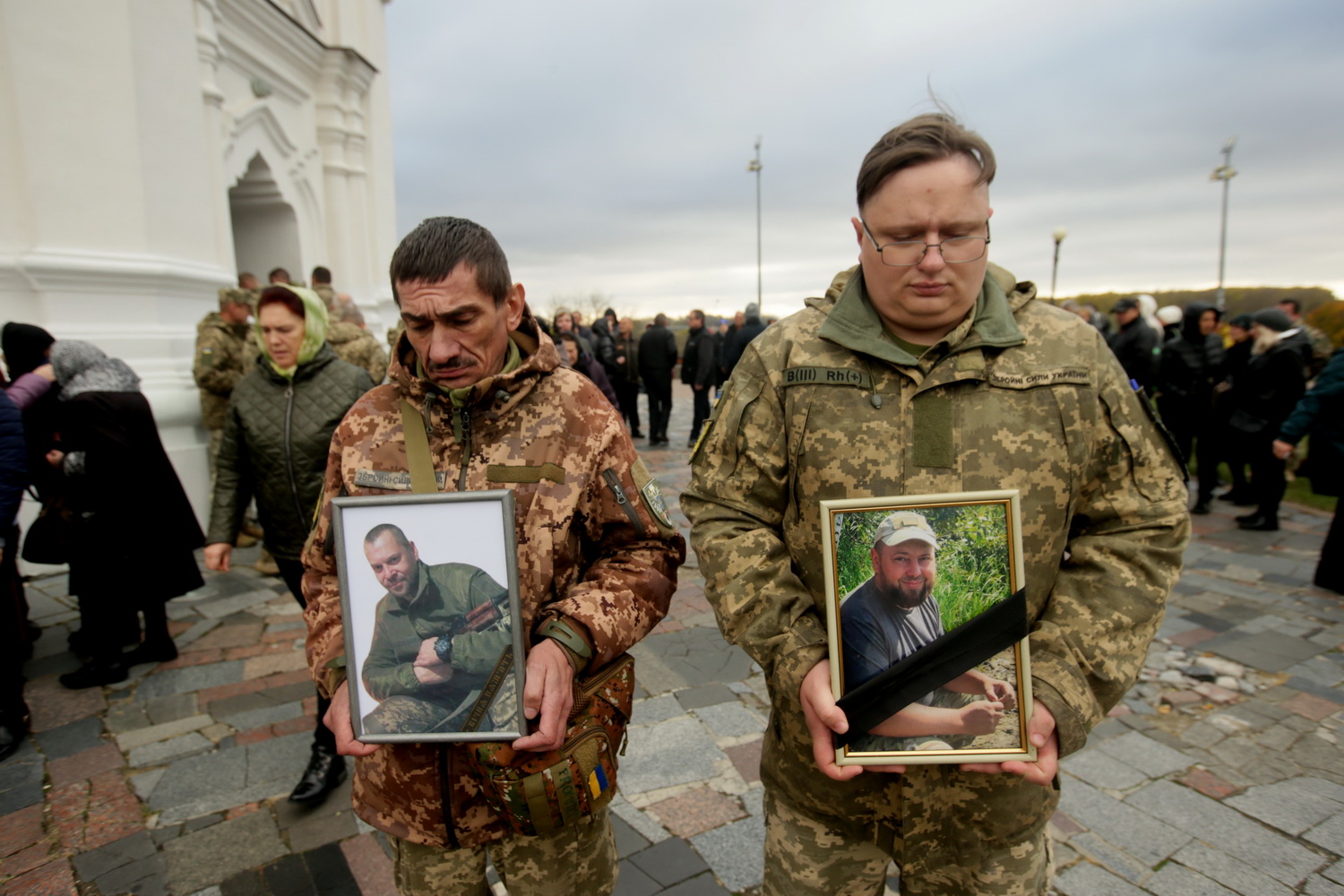  Прощання із військовими у Катерининській церкві Чернігова