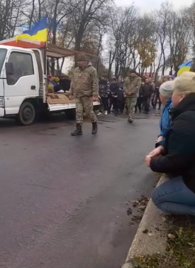 Прощання із Михайлом Коваленком у Городні