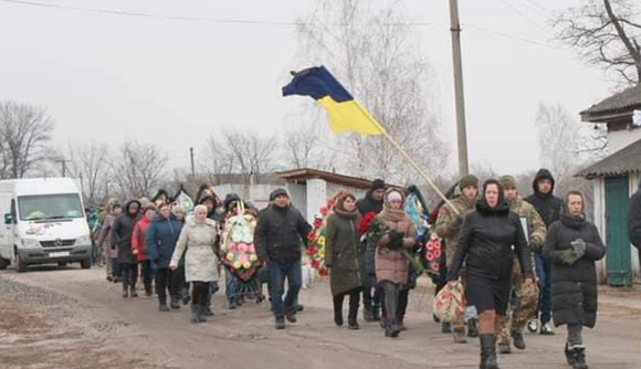 Прощання із Андрієм Репняком на Сновщині